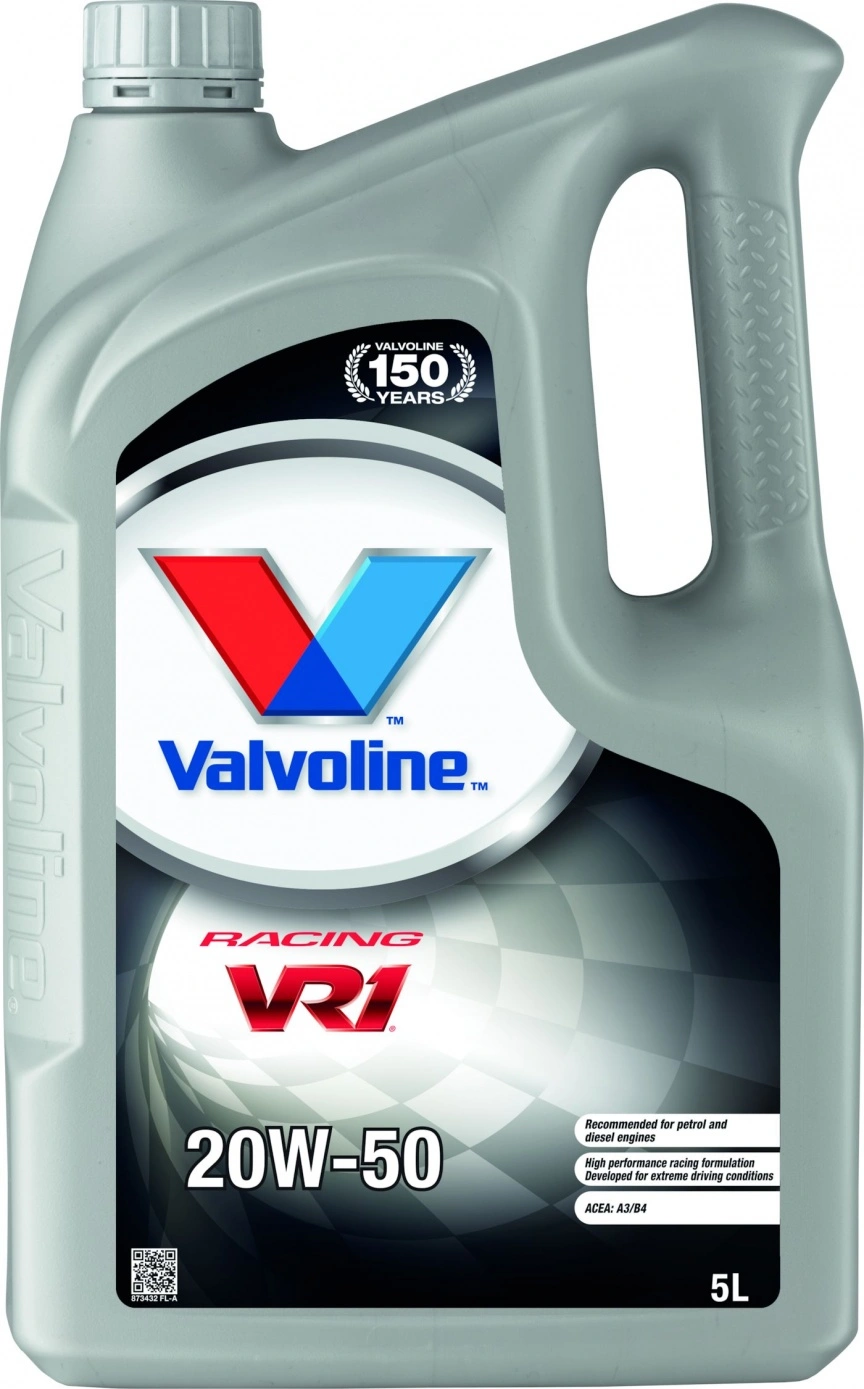 Valvoline VR1 Racing 20W-50 Kilpamoottoriöljy, 5ltr. 3 Valvoline VR1 Racing 20W-50 Kilpamoottoriöljy, 5ltr.