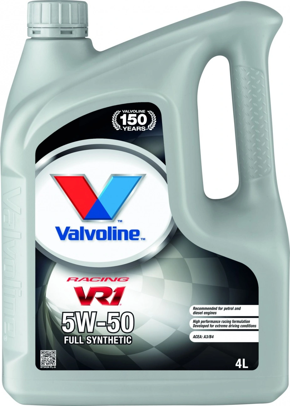Valvoline VR1 Racing 5W-50 Täyssynteettinen Kilpamoottoriöljy, 4ltr. 3 Valvoline VR1 Racing 5W-50 Täyssynteettinen Kilpamoottoriöljy, 4ltr.