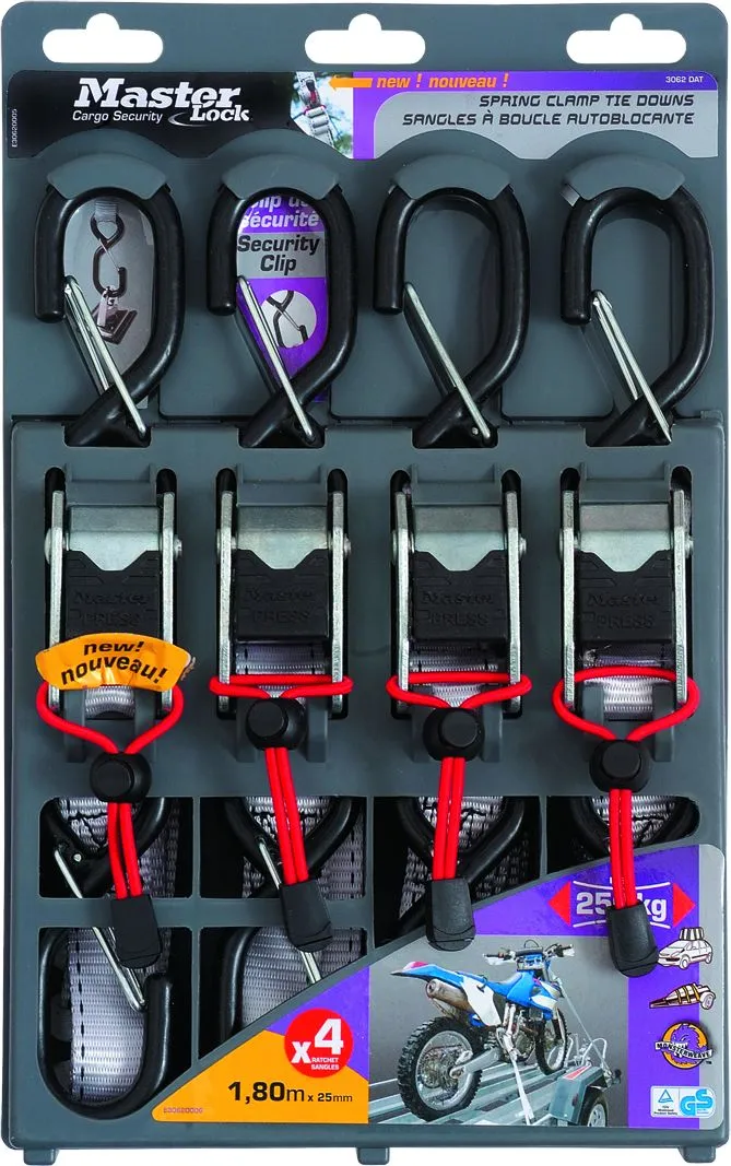 Masterlock Cargo Security Kuormavyösarja 3 Masterlock Cargo Security Kuormavyösarja