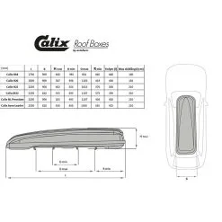 Autoform Calix Nordic Loader Suksiboksi, Kiiltävä Musta -Autotarvikkeet myymälä calix suksi boksi kuljetus laatikko mitta mitat tampere 0654172e